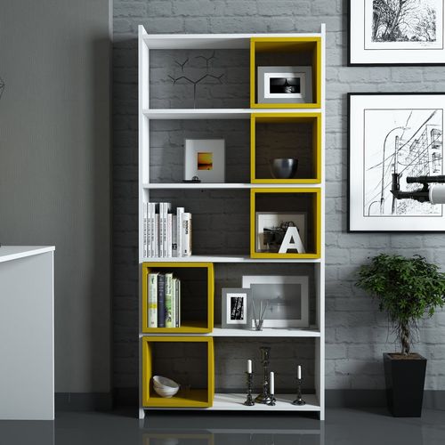 Box - White, Yellow White
Yellow Bookshelf slika 3