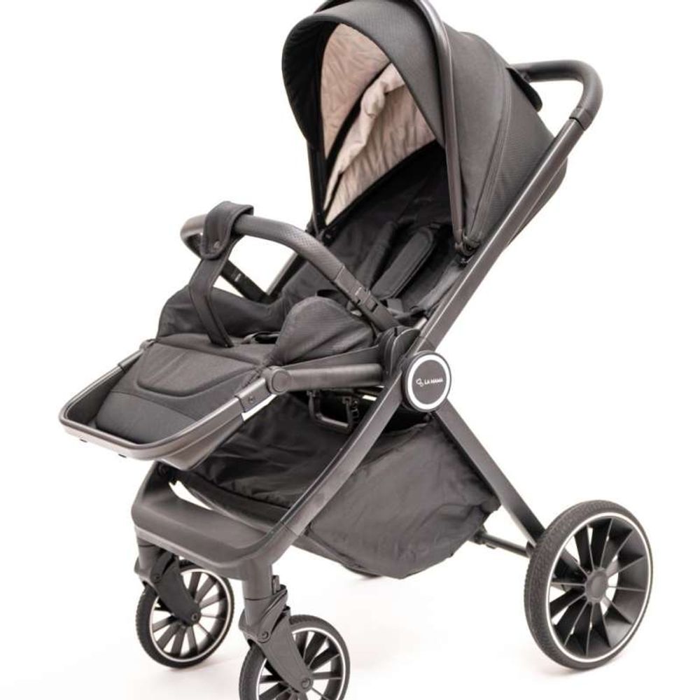 La Mama Kolica za bebe 3U1 Alvi, Black slika 5