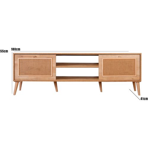 Jüt 180 Oak TV Stand slika 6