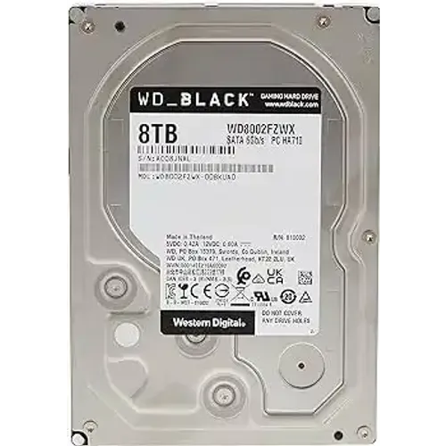 Hard disk 8TB SATA3 Western Digital Caviar 128MB WD8002FZWX Black slika 1