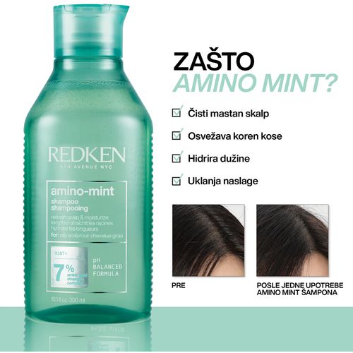 Redken Amino-Mint šampon za kosu 300ml slika 4