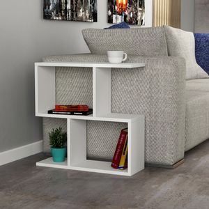 Hanah Home Mania - White White Side Table