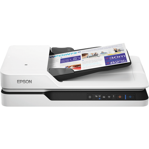 Epson B11B244401 Scanner WorkForce DS-1660W, Flatbed A4, ADF (50 pages), 25 ppm, WiFi, USB 3.2 slika 1