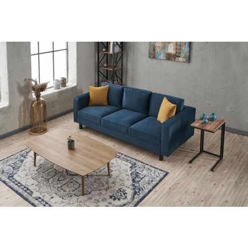 Atelier Del Sofa Kale Velvet - Trosed u boji maslinasto zelene slika 4