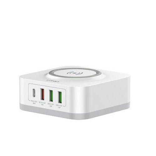 LDNIO CHARGER 4 PORT (3A1C) 30W 5V 3A WIRELESS 18W 5V 3A AW004 slika 4