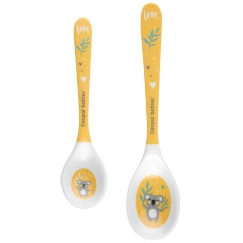 Canpol Babies Set Kašika (2Kom) 4/530 Melamine - Exotic Animals Yellow 9m+ slika 1