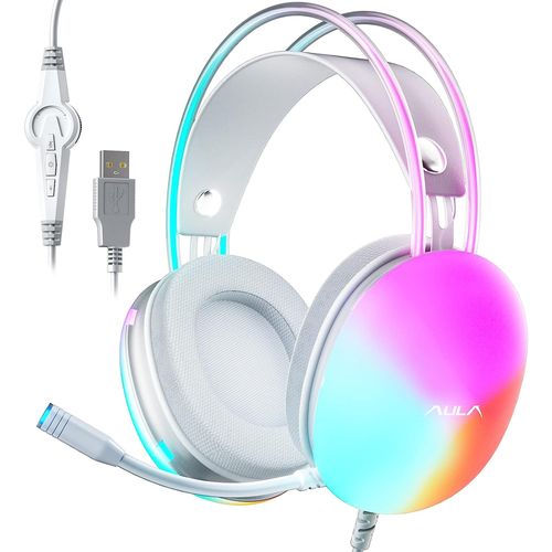 Slušalice AULA S505 Pink, USB 2.0 slika 1