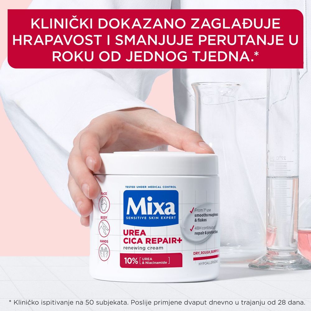 Mixa Urea Cica Repair Obnavljajuća krema za suhu kožu 400ml slika 2
