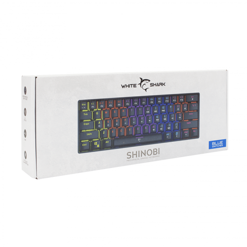 White Shark WS GK 2022 SHINOBI, Black US, Mechanical Keyboard slika 5