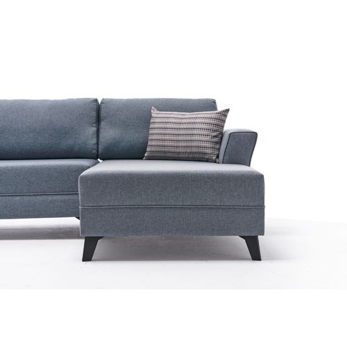 Eris - Blue Blue Corner Sofa-Bed slika 5