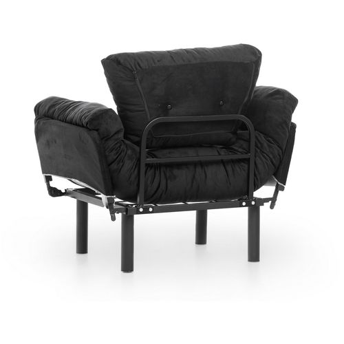 Atelier Del Sofa Fotelja, Crno, Nitta Single - Black slika 11