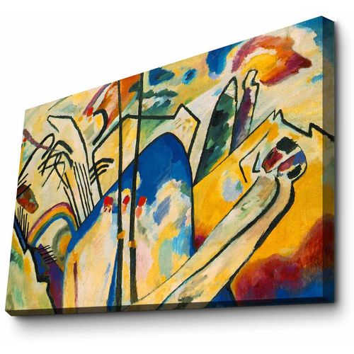 4570KANDINSKY007 Multicolor Decorative Canvas Painting slika 2