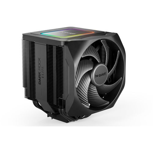 be quiet! BK037 Dark Rock ELITE [with Mounting Kit for Intel and AMD], ARGB LEDs, Two Silent Wings 135mm PWM fans 23.3dB(A), Seven high-performance copper heat pipes slika 1