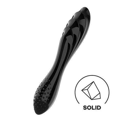 Dildo - SATISFYER Dazzling Crystal Glass Dildo Black 1 slika 1