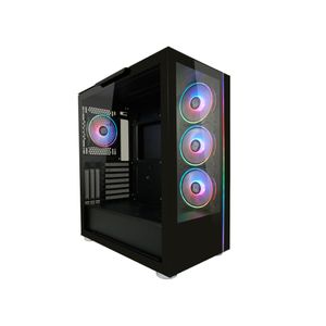 LC POWER 808B-ON Midi-Tower Kućište  ATX EATX Micro-ATX Mini-ITX bez napajanja ARGB crna