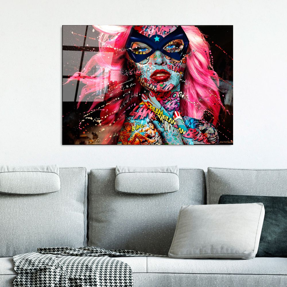 Dekorativna Slika na Kaljenom Staklu UV-724, 70 x 100 cm, Višebojna slika 2