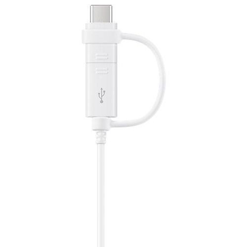 Samsung Micro Usb kabl sa Tip C adapterom beli slika 1