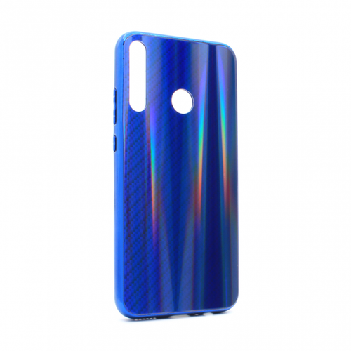 Torbica Carbon glass za Huawei P40 lite E plava slika 1