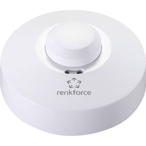 Renkforce 1362921 strop, nadgradnja HF senzor pokreta 360 ° relej bijela IP20