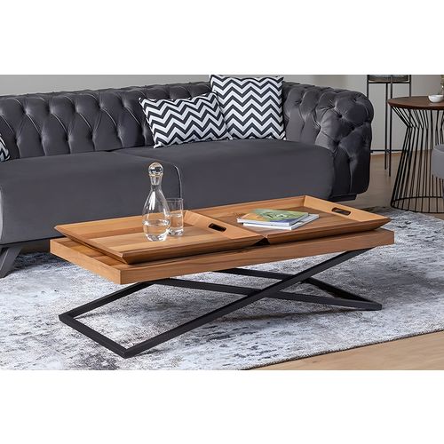 Towly - Walnut Walnut Coffee Table slika 6