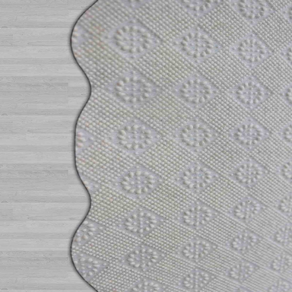 Sivi i bijeli tepih WOOKECE283 (80 x 150 cm) slika 4