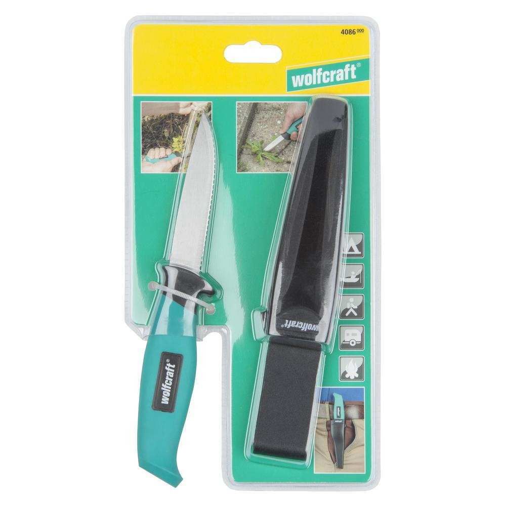 Wolfcraft Nož Sa Futrolom Nazubljena Oštrica 95 mm - 4086000 slika 8
