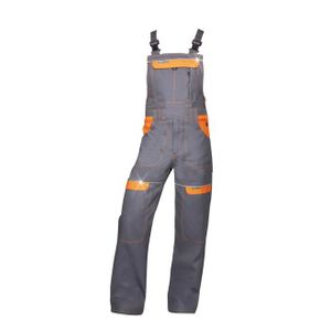 Ardon radne farmer hlače sa tregerima Cool Trend H8408/62 (sivo-narandžaste)