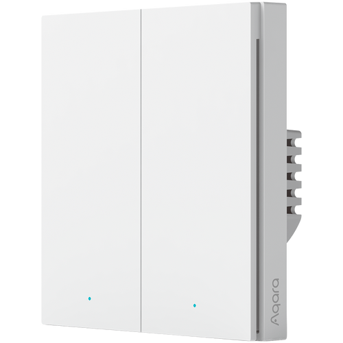 Aqara Smart Wall Switch H1 (with neutral, double rocker): Model: WS-EUK04; SKU: AK074EUW01 slika 1