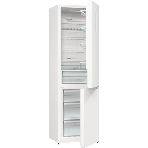 Gorenje NRK6202AW4 Kombinovani frižider, NoFrost, Visina 200 cm, Širina 60 cm, Bela boja slika 2