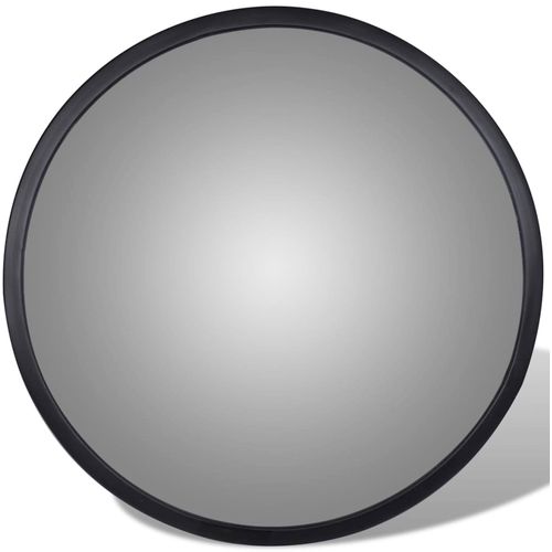 Konveksno unutrašnje plastično akrilno ogledalo, crno, 30 cm slika 30