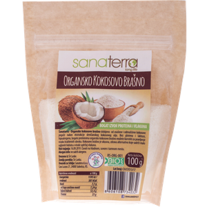 Sanaterra Organsko kokosovo brašno 100 g 