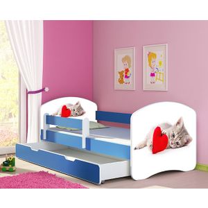 ACMA Dječiji krevet Acma II sa ladicom Blue - 160x80cm - Dezen 40