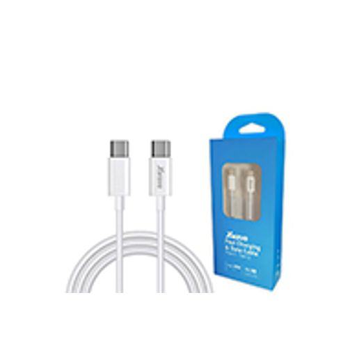 Xwave Kabl USB Tip-C muški na Tip-C muški 1M 5A 5Gbps,65W punjenje,bakar,beli slika 4