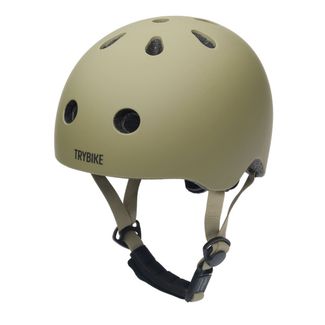 TRYBIKE Kaciga za djecu Olive Green, S/M (51-56cm) 