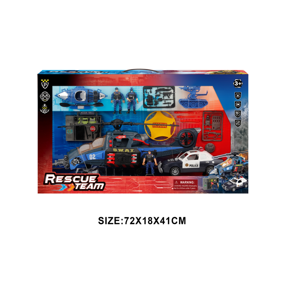 MKW862509 Rescue Team Policijski set 72x41x18cm slika 1