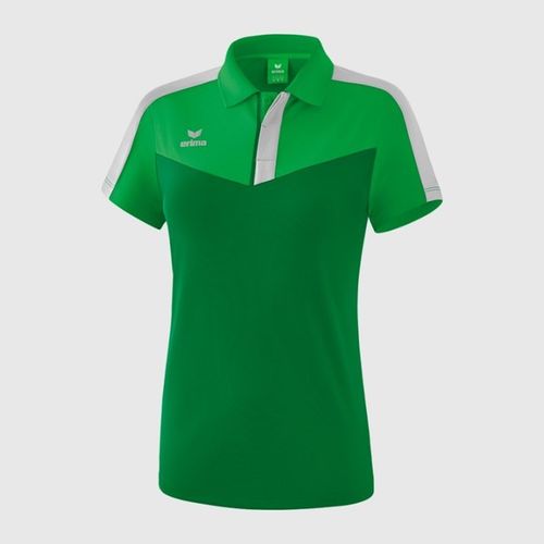 Ženska Majica Erima Squad Polo - Fern Green/Emerald/Silver Grey slika 1