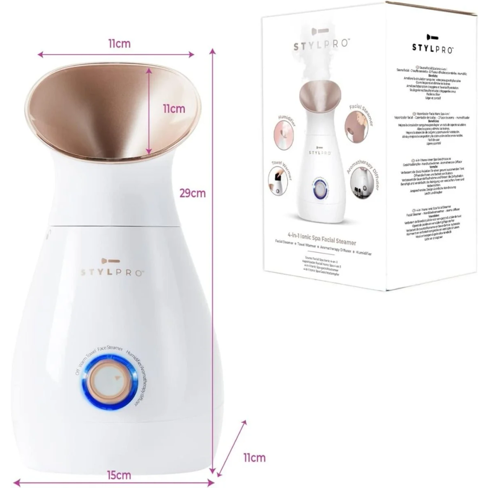 STYLPRO Facial Steamer Rose Gold Sauna za lice slika 4
