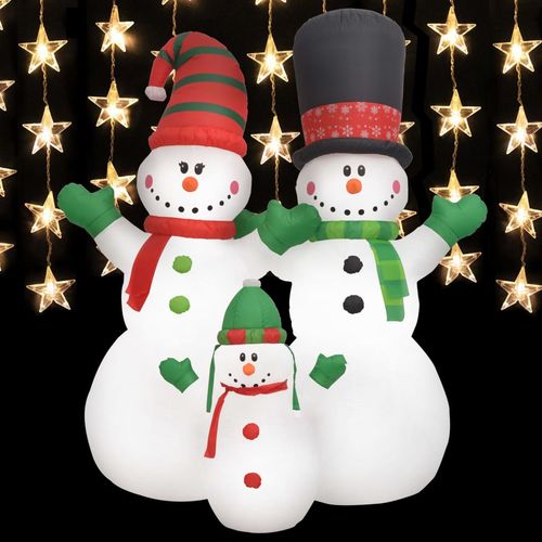 Obitelj božićnih snjegovića na napuhavanje LED IP44 240 cm slika 17