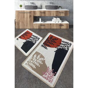 Set Kupatilskih Prostirki Noe Multicolor (2 Komada)