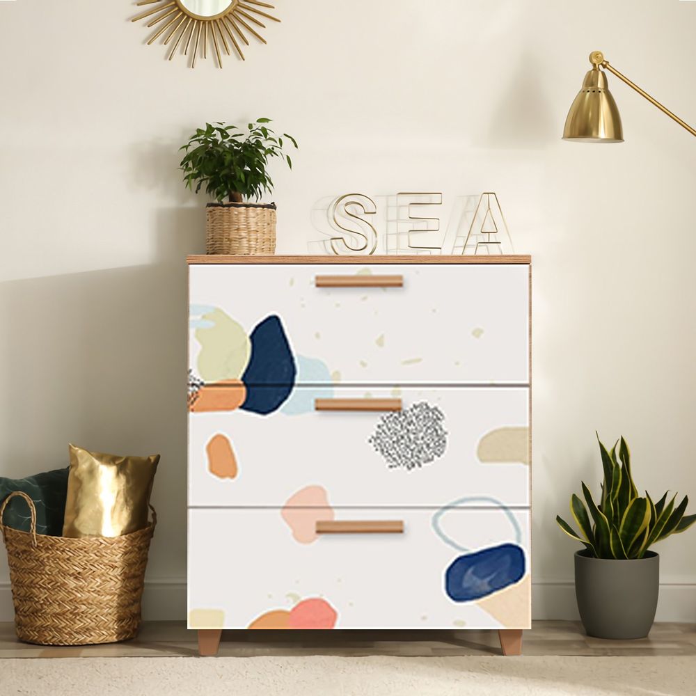 Leva Gravis Pied Atlantic Pine Bijela Komoda slika 1
