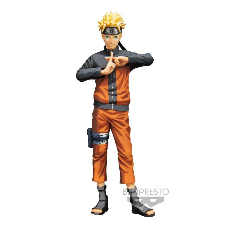 BANPRESTO Naruto Shippuden Grandista Nero Uzumaki Naruto Figura 27cm image