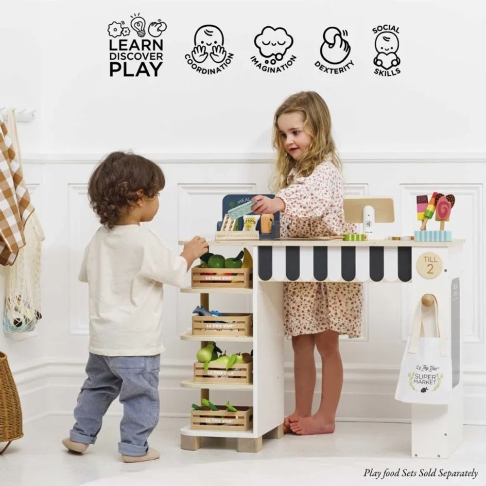 Le Toy Van Drveni pult Supermarket slika 6