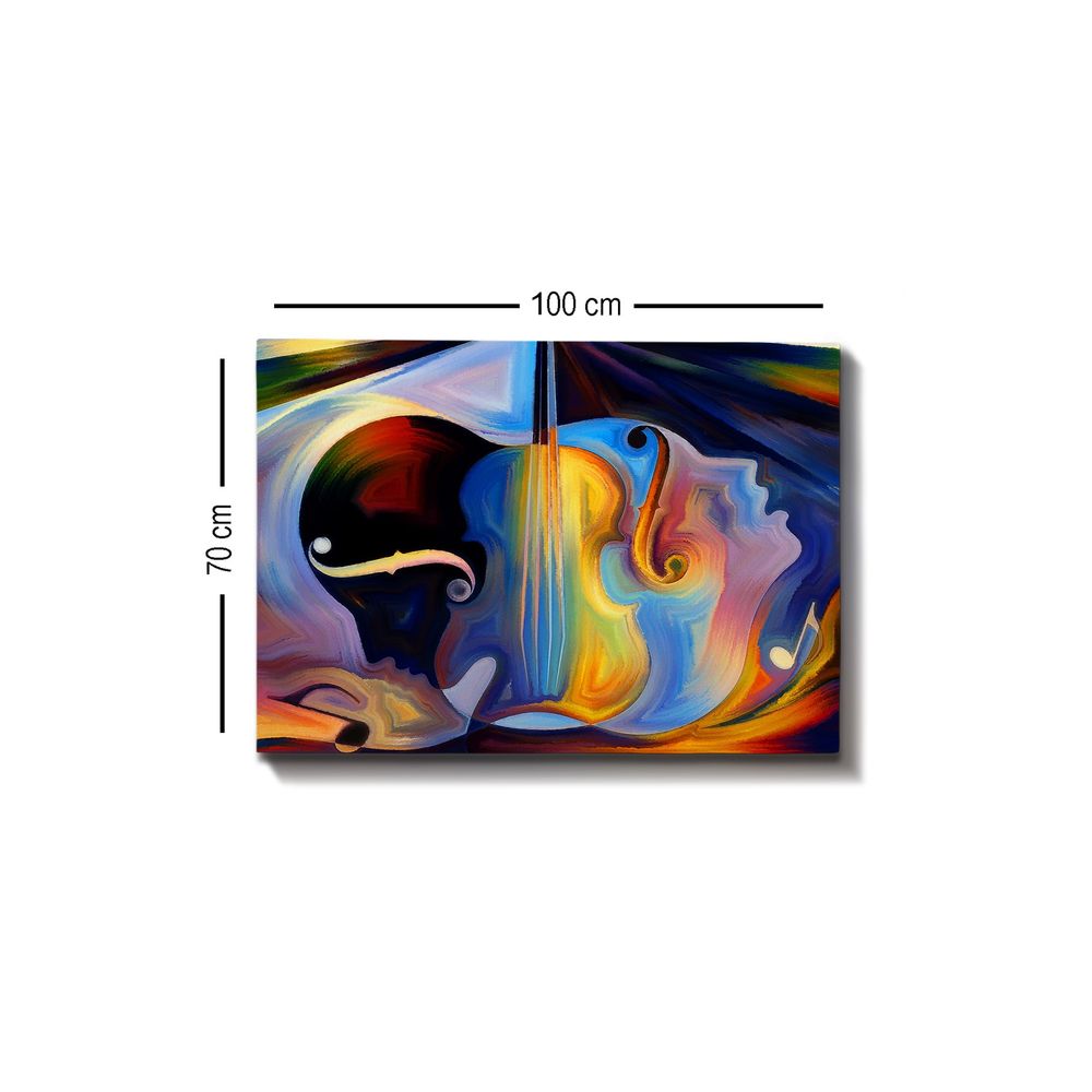 Šareno Dekorativno Platno (70 x 100 cm) - Model 106- izložbeni artikl (oštećena ambalaža) slika 4