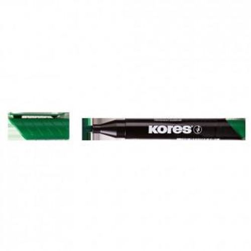 Flomaster Kores, permanent marker, 2093, 1-3 mm, zeleni slika 1