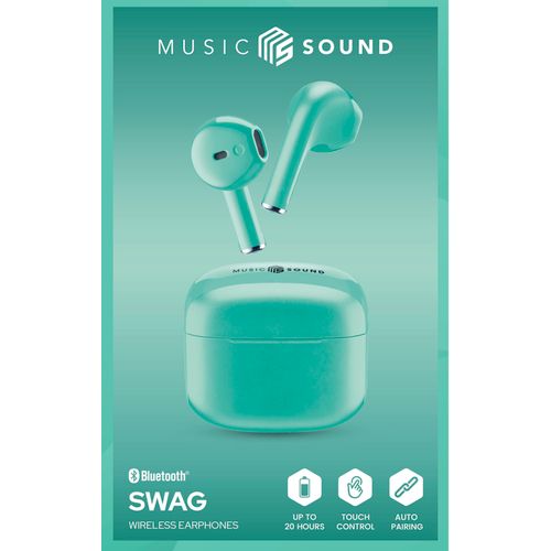 Cellularline Music Sound bluetooth slušalice TWS Swag green slika 2