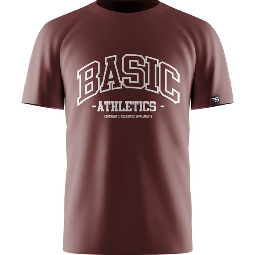 BASIC ATHLETICS SHIRT -  M,  Ruby slika 1