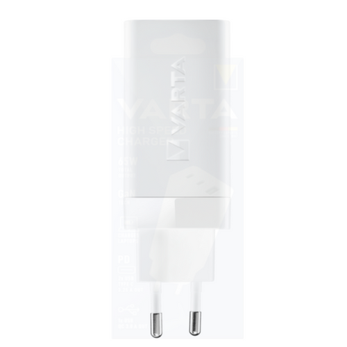 Varta High Speed Charger, Punjač 65W, 2x USB tip C, 1xUSB A QC slika 2