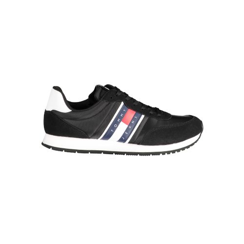 TOMMY HILFIGER BLACK MEN'S SPORTS SHOES slika 1