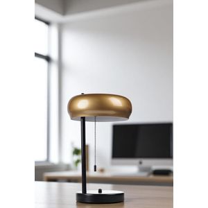 Opviq Stolna lampa 552, zlatna, crna