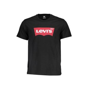 LEVI'S BLACK MEN'S SHORT SLEEVE T-SHIRT